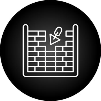 Masonry Vector Icon