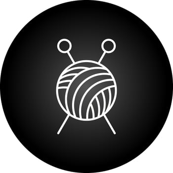 Knitting Vector Icon