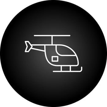 Helicopter Vector Icon