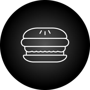 Hamburger Vector Icon