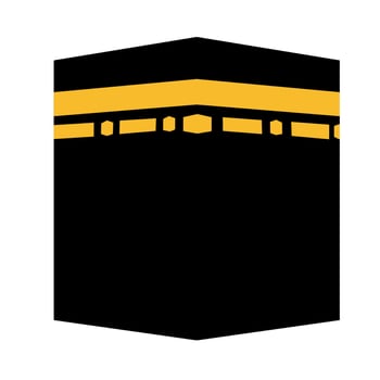 Kaaba Islamic Building Illustration vector