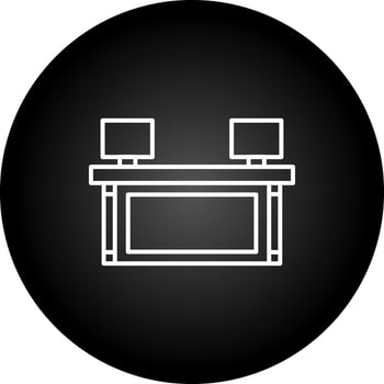 Reception Vector Icon