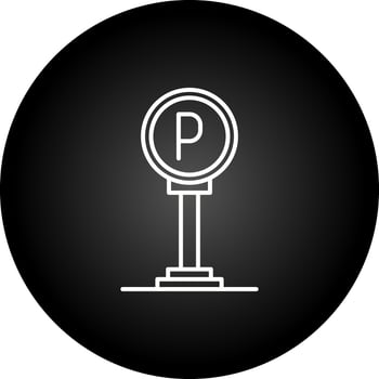 Parking Sign Vector Icon