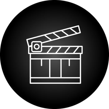 Clapperboard Vector Icon