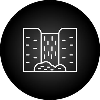 Waterfall Vector Icon