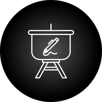 Education Presentation Vector Icon