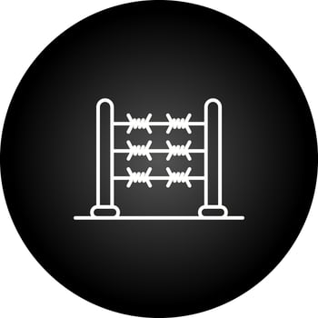 Barbed Wire Vector Icon