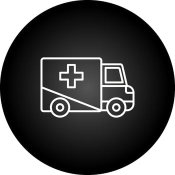 Ambulance Vector Icon