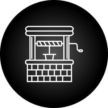 Water Well Vector Icon