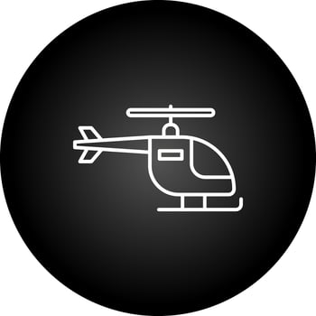 Helicopter Vector Icon