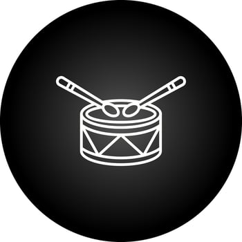 Drum Vector Icon