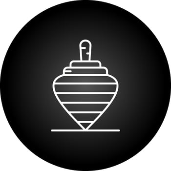 Spinning Top Vector Icon