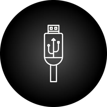 Usb Cable Vector Icon