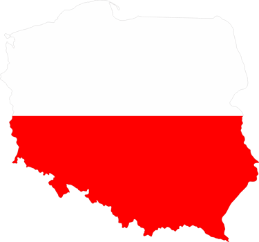Poland flag pin map location png