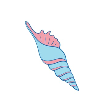 Seashell vector illustration for your design
