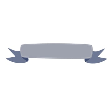 Purple Ribbon Banner Decoration vector
