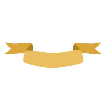 Gold Ribbon Banner Decoration vector