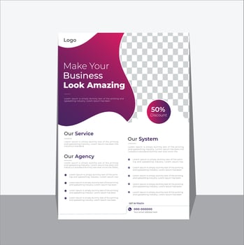 Amazing Business Flyer Template design vector