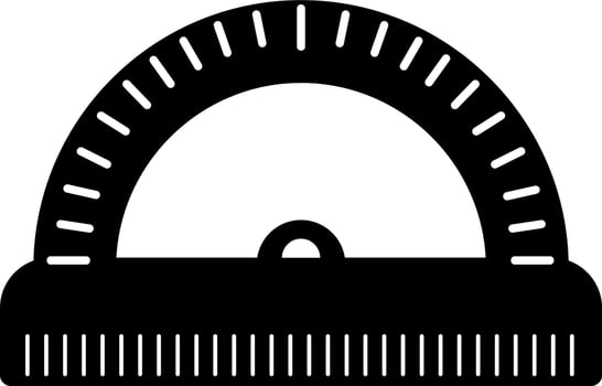 protractor icon vector illustration