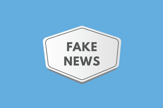 Fake News text Button. Fake News Sign Icon Label Sticker Web Buttons vector