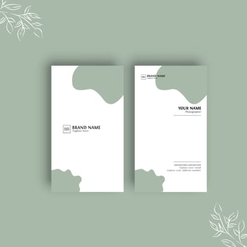 Modern Business Card Design Template vector
