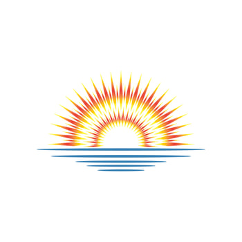 Sun vector illustration icon