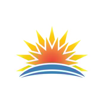 Sun vector illustration icon