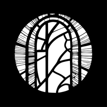 Stained Glass - High Quality Vector Logo - Vector illustration ideal for T-shirt graphic
