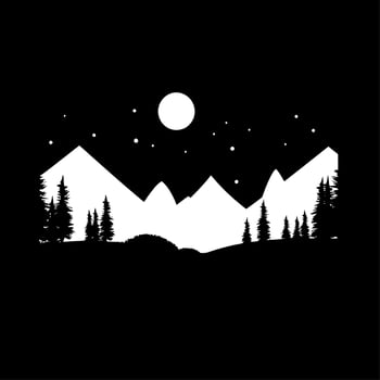 Background - Black and White Isolated Icon - Vector illustration