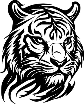 Tiger - High Quality Vector Logo - Vector illustration ideal for T-shirt graphic