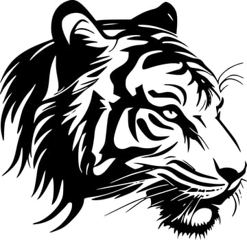 Tiger - High Quality Vector Logo - Vector illustration ideal for T-shirt graphic