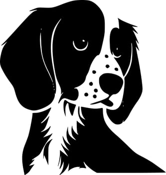 Dog Clip Art - Minimalist and Flat Logo - Vector illustration