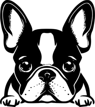 French Bulldog - High Quality Vector Logo - Vector illustration ideal for T-shirt graphic