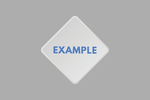 Example text Button. Example Sign Icon Label Sticker Web Buttons vector