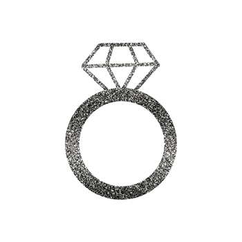 Hand drawn silver glitter texture icon. png