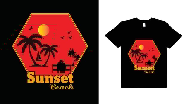 SUMMER T SHIRT DESIGN vector