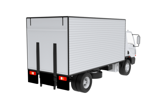 Photo white truck on Transparent background png