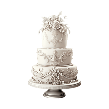 cute wedding cake . png