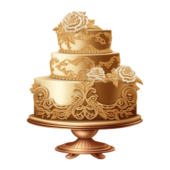 cute wedding cake . png