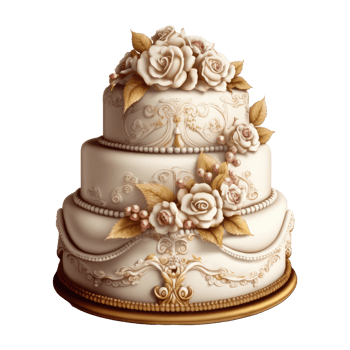 cute wedding cake . png