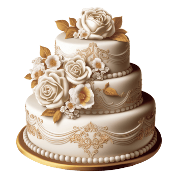 cute wedding cake . png