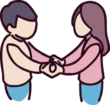 Lovers are holding hands together png graphic clipart design