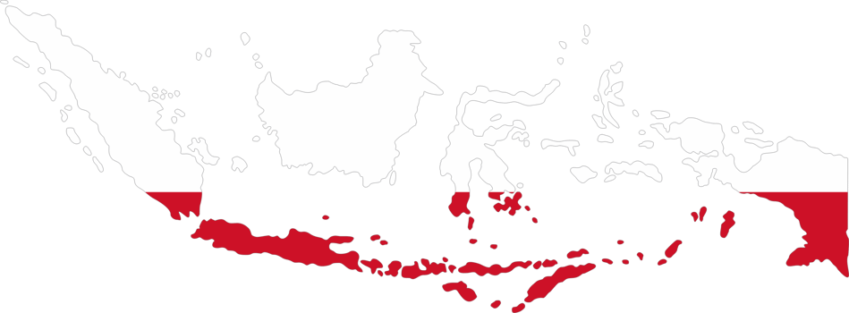 Indonesia flag pin map location png