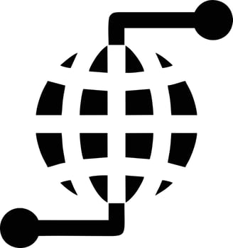 Globe planet earth icon symbol vector image. Illustration of the world global vector design. EPS 10