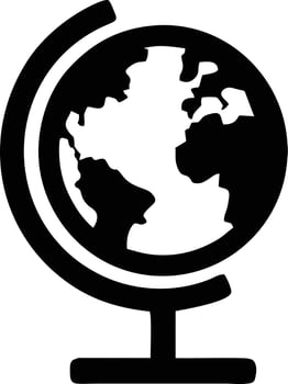 Globe planet earth icon symbol vector image