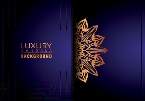 Luxury mandala background ornamental, arabesque style With Golden Arabesque Pattern Style. Decorative Mandala Ornament For Print, Brochure, Banner, Cover, Poster, Invitation Card vector