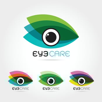 Vector illustration of abstract human eye