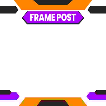 Social media post template. Editable minimal square banner template. modern design template for social media post. vector