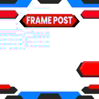 Social media post template. Editable minimal square banner template. modern design template for social media post. vector
