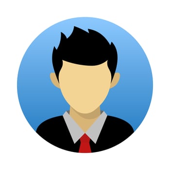 Man avatar vector